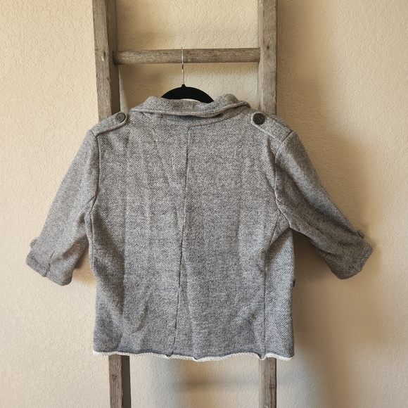 CAbi Women's Grey Button Up Peacoat Jacket- Size Medium - Picture 3 of 5